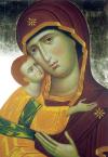 Икона Божией Матери из иконостаса храма бл.Ксении Петербургской